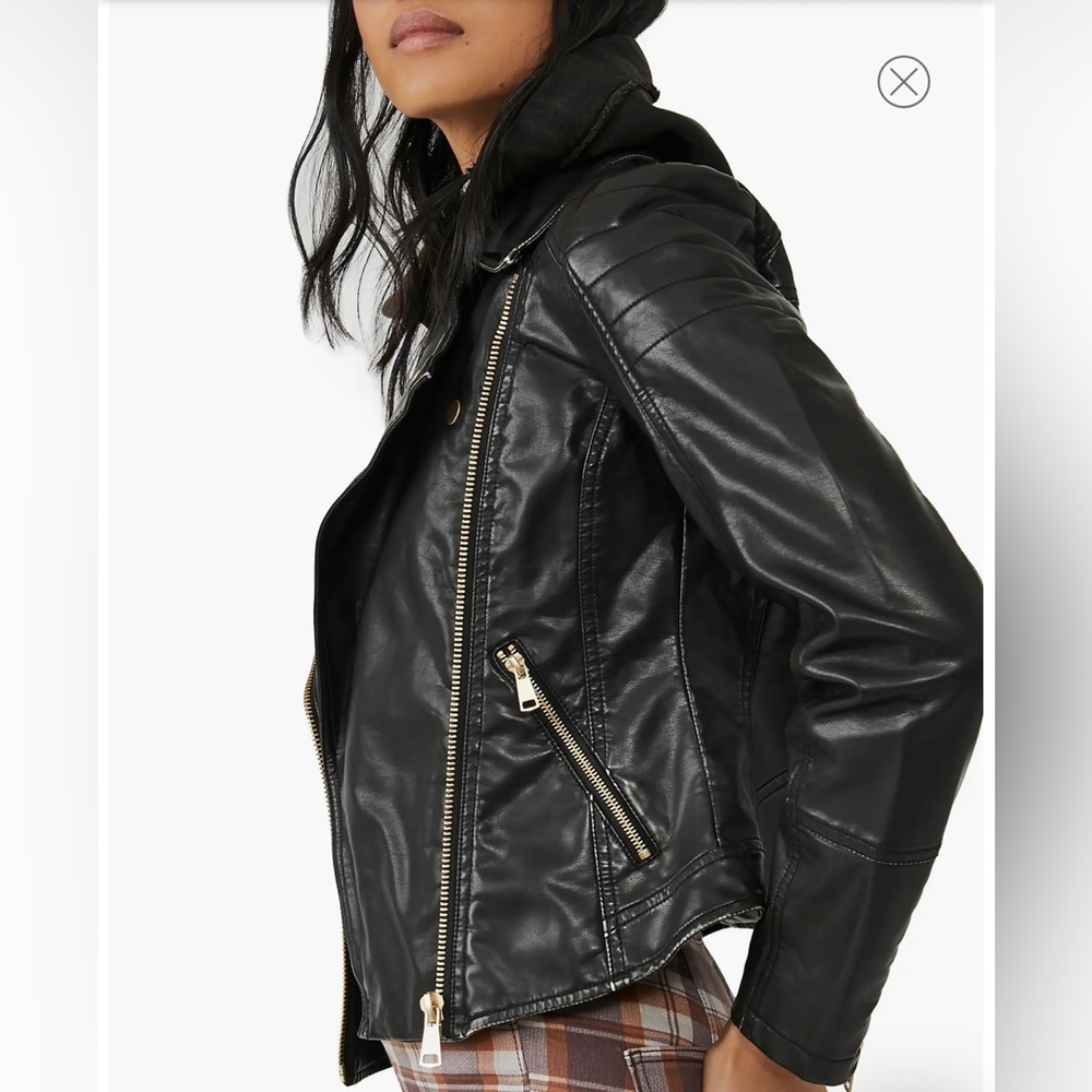 NWT Free People Vegan Leather Jacket - Picture 2 of 8